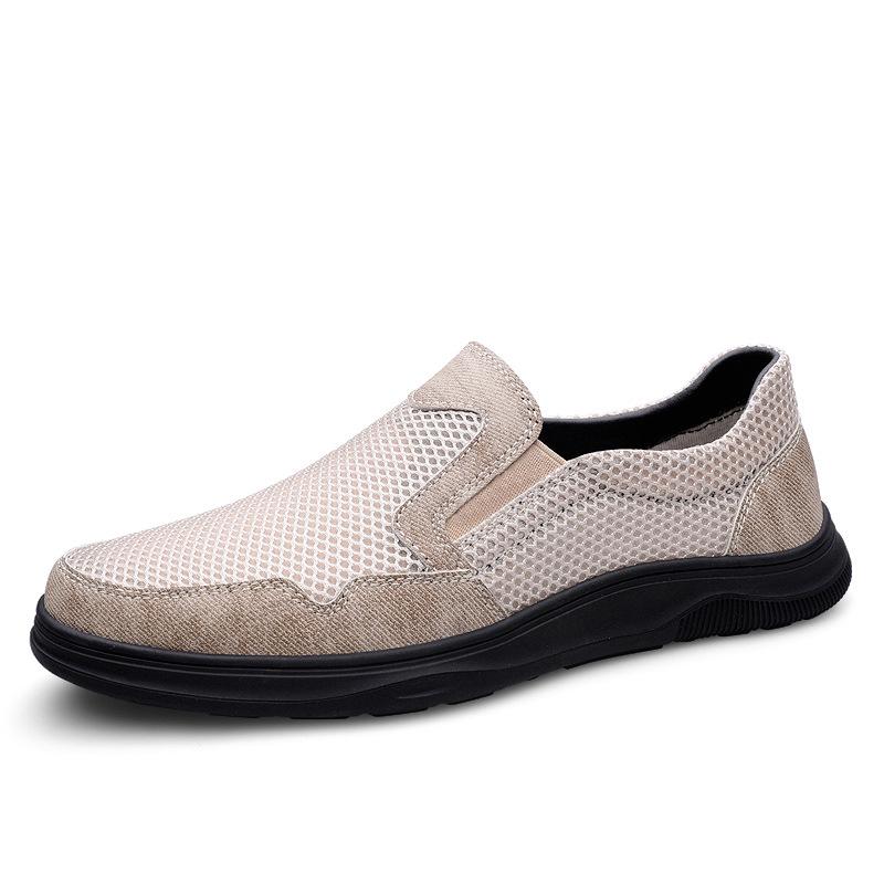 Summer Men s Lightweight Slip-on Mesh Shoes - Casual & Sporty Design with Soft Sole 44