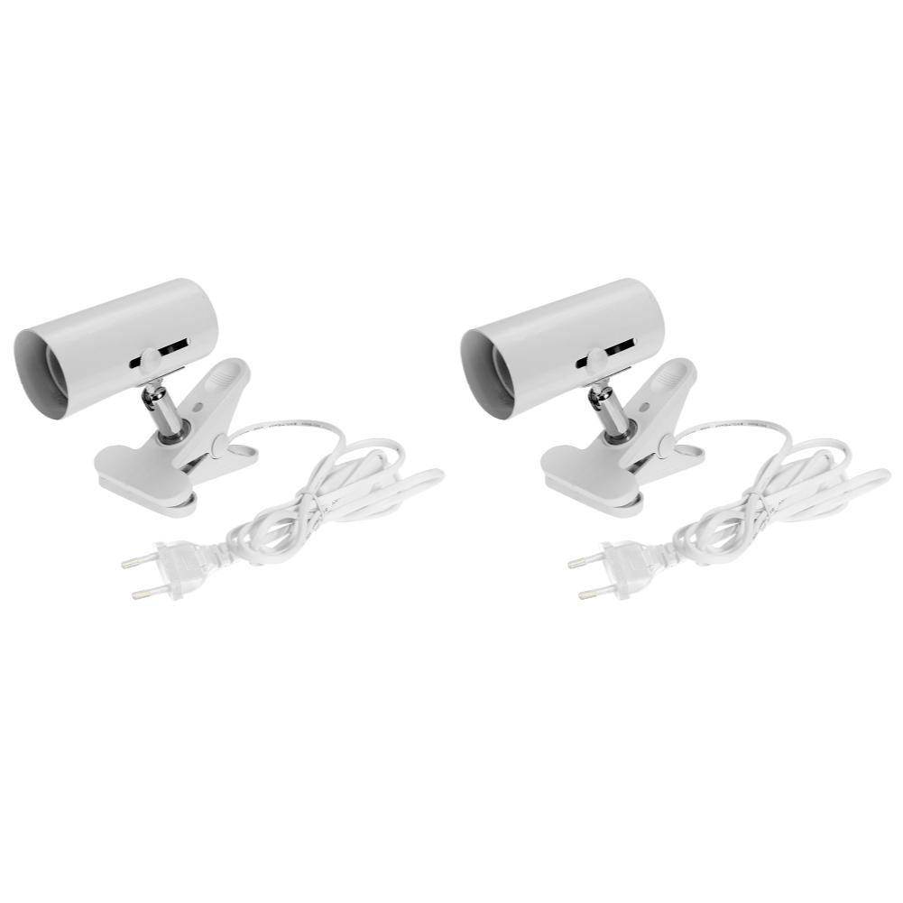 E27 Pet Light Holder UVA+UVB Turtle Tank Heating Lamp Set Rotary Clip-on Bulb 1-2PCS