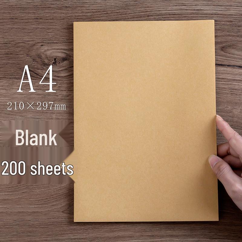 Vintage Wave Love Letter Set - 200 Sheets & Envelopes In Retro Kraft Paper Style