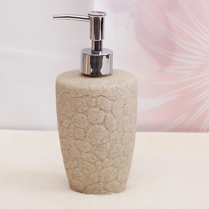 Luxuriöse Keramik-Druckflasche für Handseife, Shampoo und Duschgel
