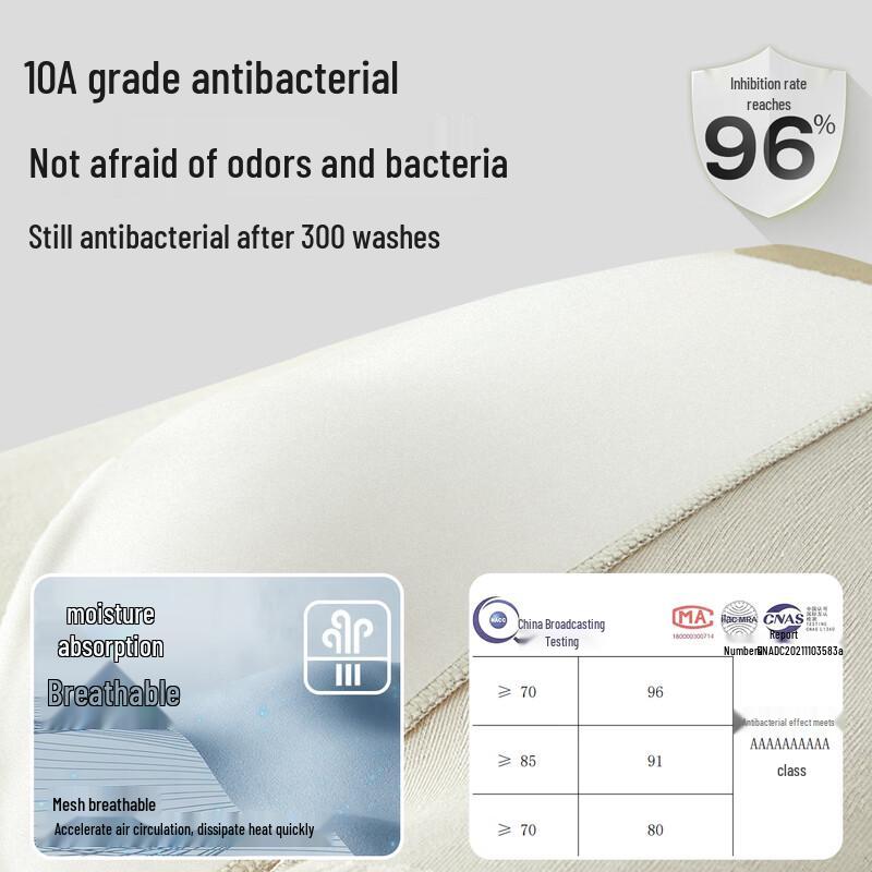 MIIOW Men's Antibacterial Pure Cotton Boxer Briefs