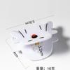 3PCs Halloween Ghost Hair Claws Acrylic Cartoon Hair Clips Crab For Women Girl Gift Hair Accessories Festival Headwear