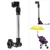 Umbrella Support Baby, Stainless Steel   Baby Stroller Trolley Wa Stand Pram Retractable Holder Port Walker for Wheelchair MBC