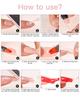 Biutee Poly Gel Glow Nail Gel 8 colors to choose includes nail extension model nail base top nail and 60 nail Includes nail extension model nail