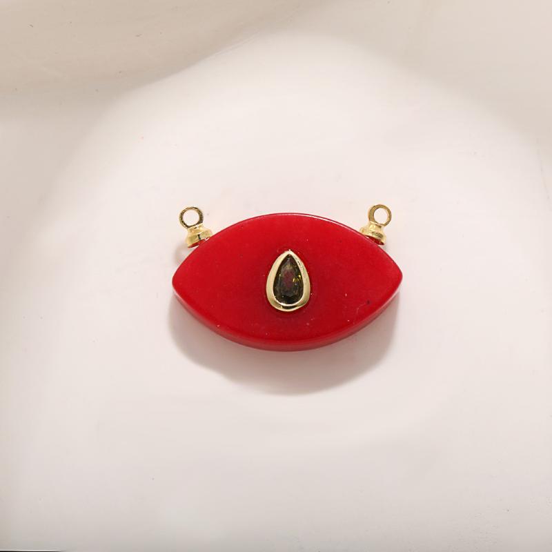 1Pcs Zircon Gold Color Bling Diy Earring Necklace Bracelet Keychain Accessories Colored Stones For Jewelry Making Supplies