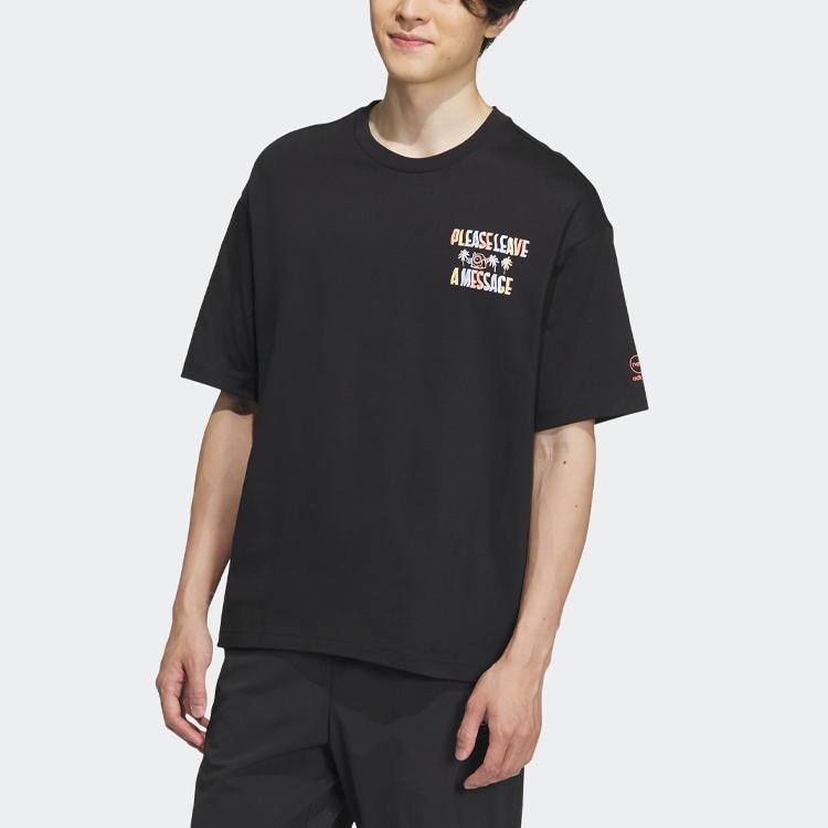adidas Originals Men's Graphic Short Sleeve T-Shirt Black IA6746