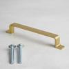 Handle railing for furniture kitchen drawers gold loft retro modern 128