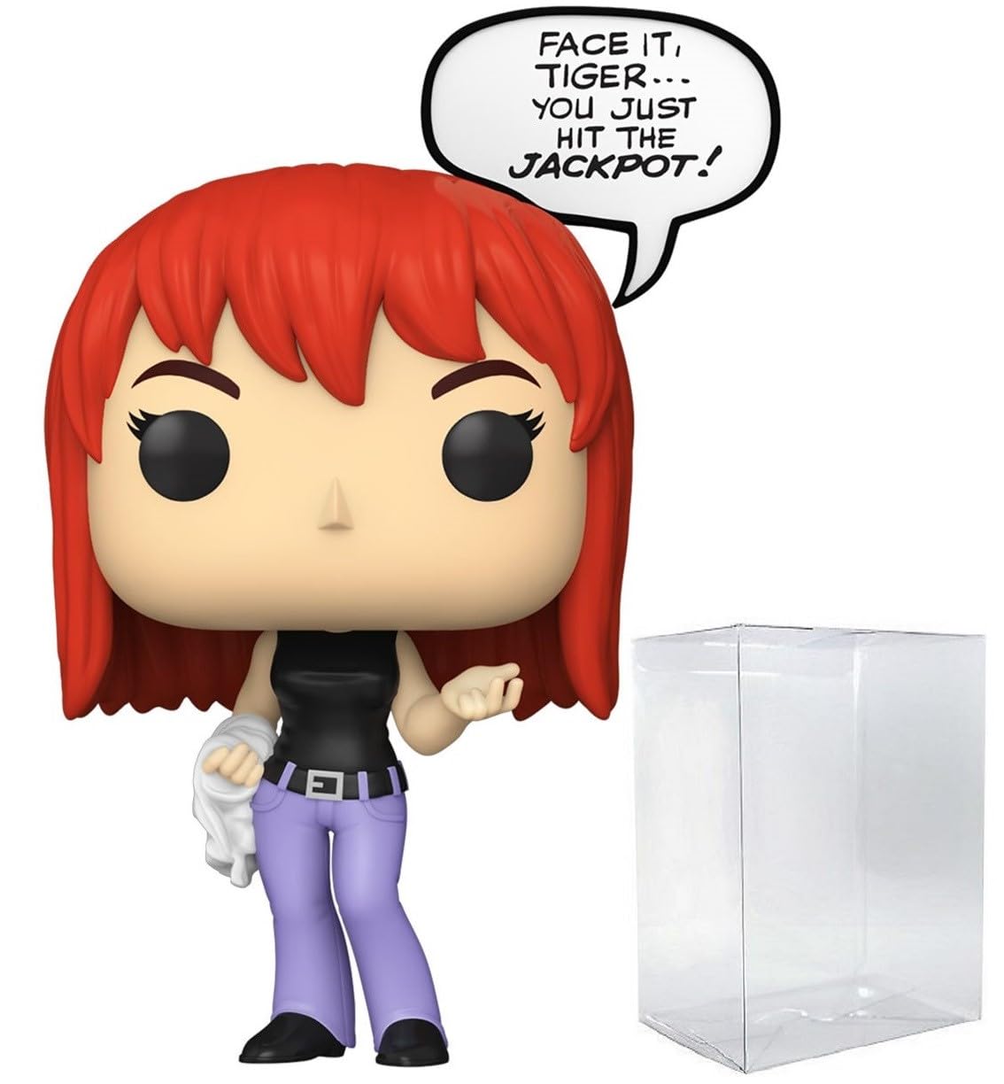 

POP Marvel Spider-Man - Mary Jane Watson Exclusive Funko Vinyl Figure (Includes Compatible Box Protector Case) Multicolor 3.75