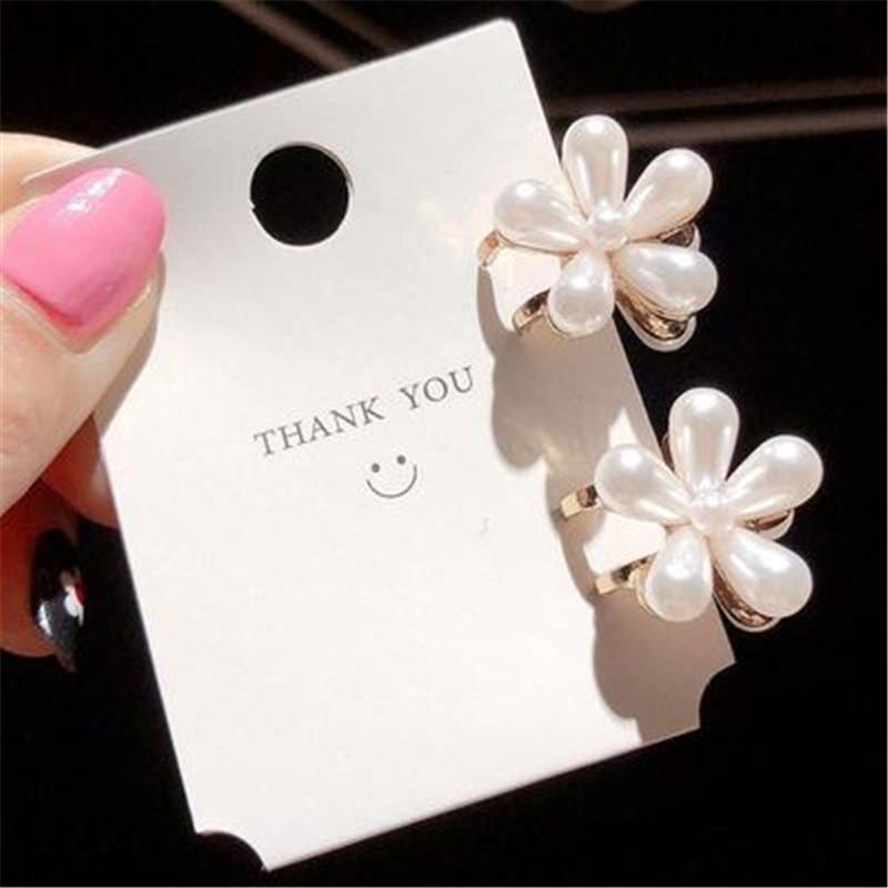 Exquisite Sweet Pearl Small Claw Clips Fashion Wer Clip Pin For Women Girl Elegant Hair Accessories 1/2/3/4pcs/set