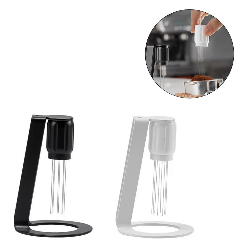Stainless Steel Coffee Powder Tamper Espresso Powder Stirrer Distributor Leveler Tools Cafe Stirring Accessories