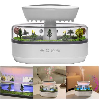 Cool Mist Humidifier Water Drip Micro Landscape Air Diffuser Humidifier with 7 Night Light for Bedroom Home Office