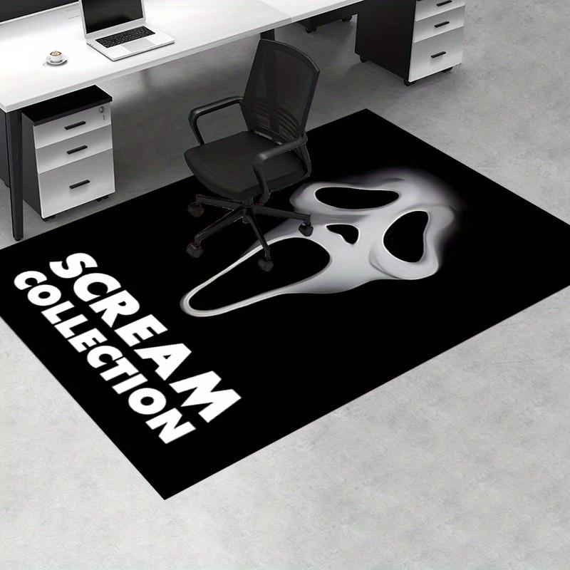 Scream Ghostface Siaubo Biuro Kilimas Minkštas Poliesterio Įėjimo Kilimas Plaunamas Neslystantis Mašina Plaunamas