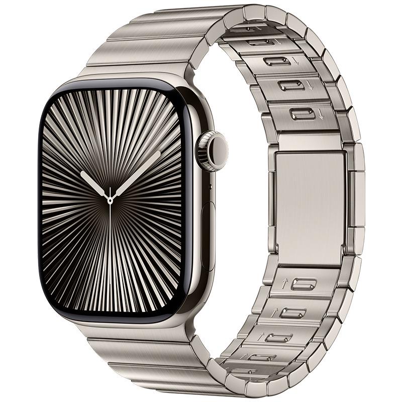 Apple Watch Band Series 11: One-Bead Removable Magnetic Steel Band for Ultra3