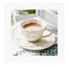 Embossed Angel Grape Ceramic Tea Set White Porcelain Teapot Cup Saucer Set for Afternoon Tea Wedding Brunch Vintage Home Decor