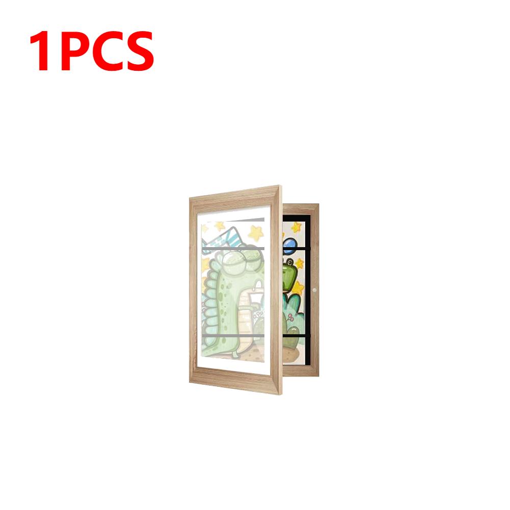 1-5PCS Artwork Frame for A6 Paper Kids Artwork Picture Frame Front Opening Wall Display Frame Artwork Display Storage Frames