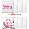 Good-Sublimation Blanks Pillow Cases Cushion Cover Pillowcase Vacuum Cleaner Parts Heat Transfer Pillow Covers