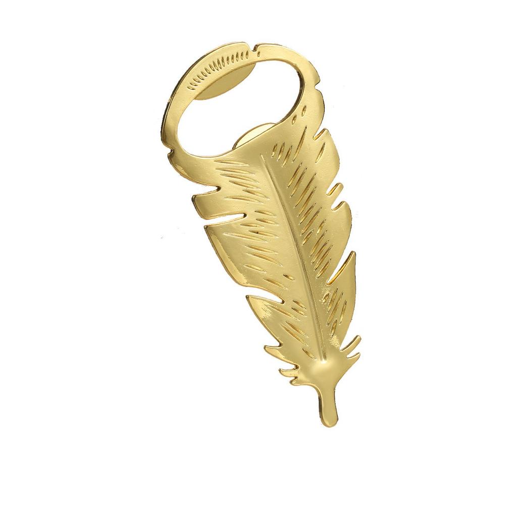 Golden Feather Bottle Opener