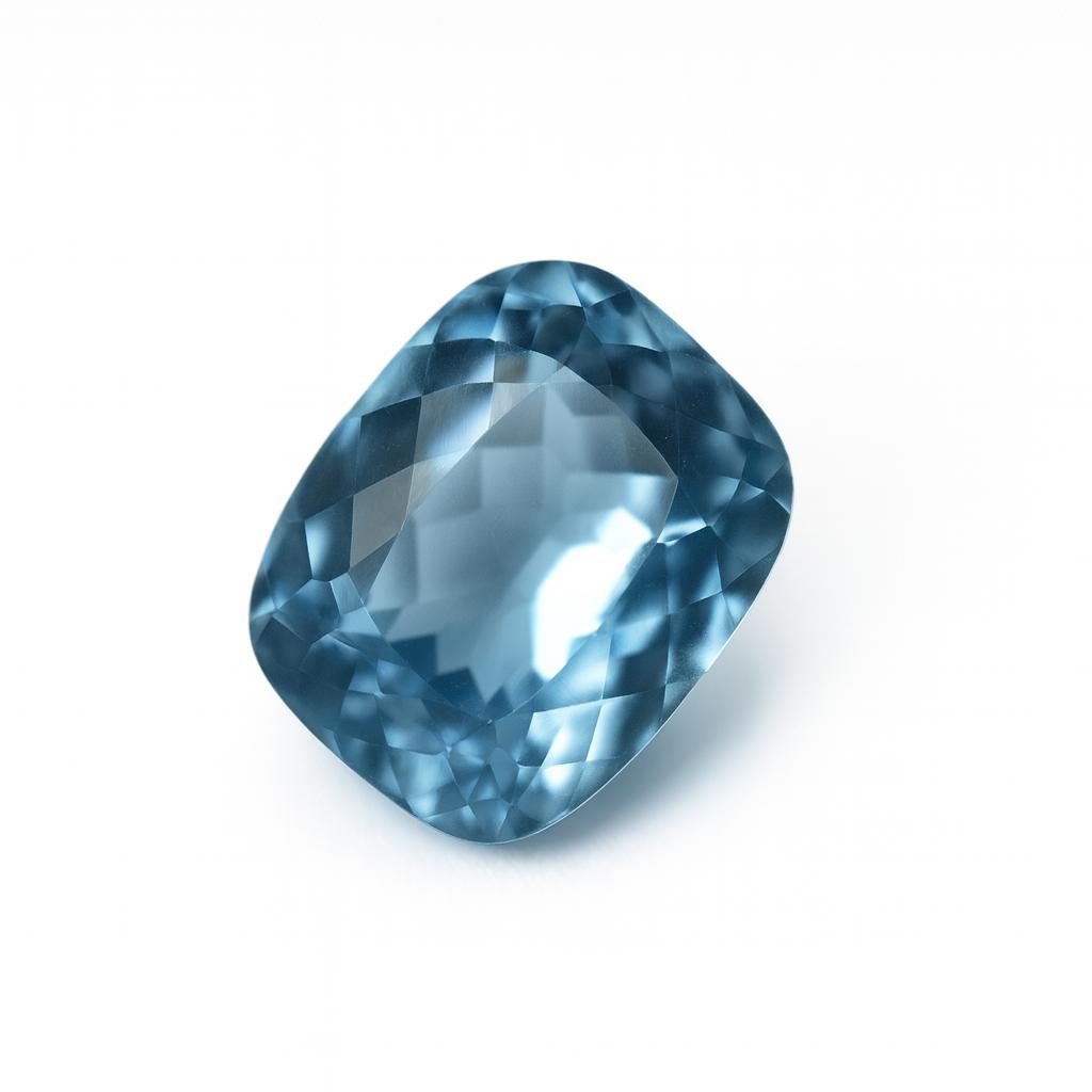 Natural Blue Sapphire Loose Gemstone 10.15 Ct Ceylon Cushion Cut September Birthday Birthstone