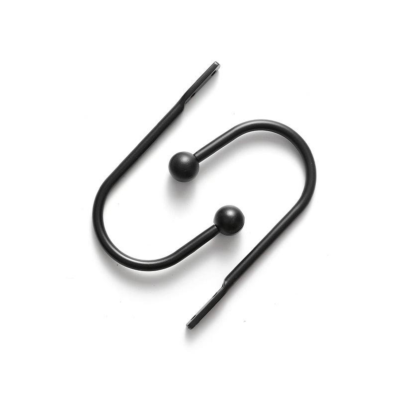 

1 шт. Ретро Железный Простой Крючок U-образной формы с круглой головкой Настенный Крючок Аксессуары для штор Крючок для спальни кухни ванной комнаты с винтом 2023 1