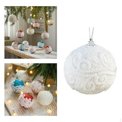 10 Piezas Bolas de Árbol de Navidad Adornos Colgantes de Navidad Decoración Manualidades Regalos