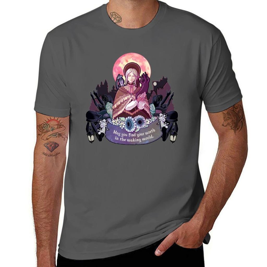 Find Your Worth In The Waking World Tshirt Art Pattern Printed Casual Top