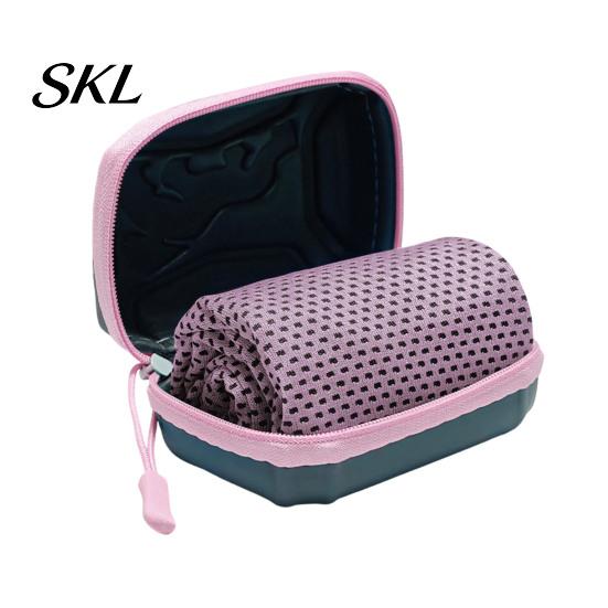 Fitness Cooling Cloth 1/5Pcs Towel with Carrying Case, Quick Dry Absorbent Ice for Quick-dry Workout Neck & Face, Breathable Chilly Sports, Gym, Yoga,