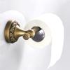 Copper Wall Mounted Tissue Holder Copper Single Towels Rail Rod Toilet Paper Roll Dispenser Bathroom Accessory