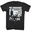 Pet Sematary Morto è Meglio Uomini T-Shirt Gatto Malvagio Cimitero di Animali Film Horror
