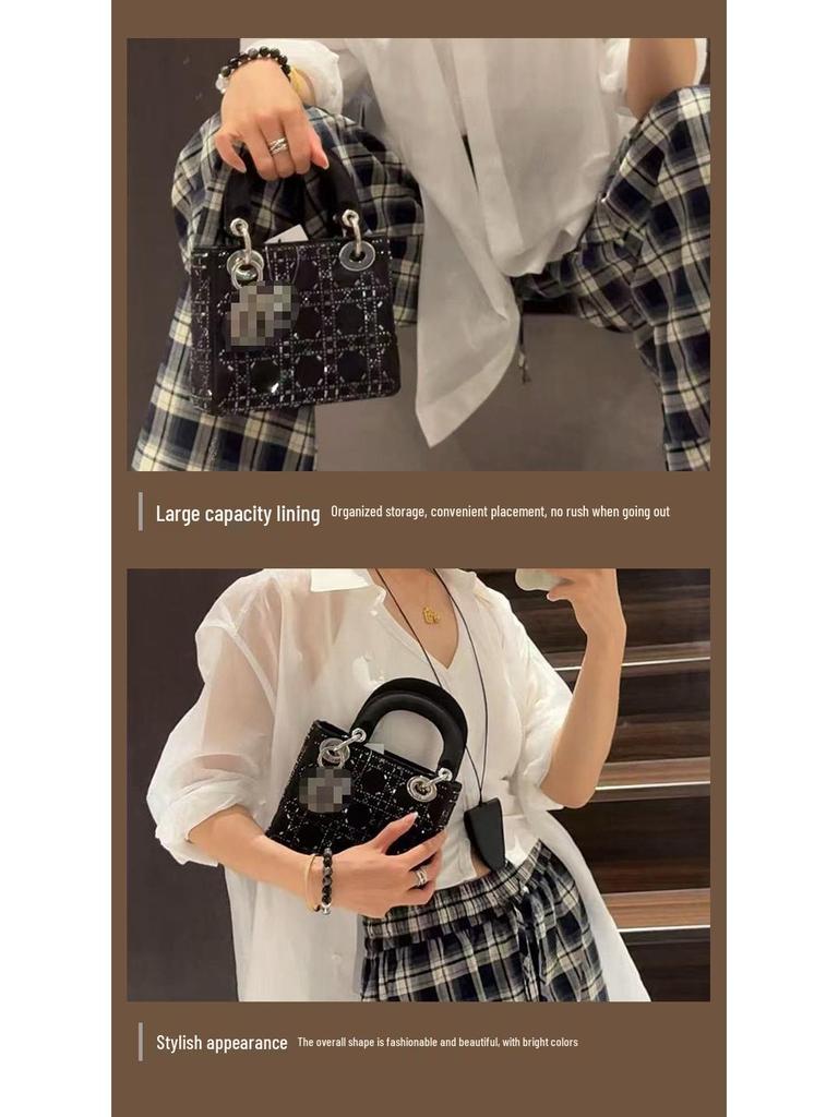 2025 Dika High-End Rich Lady Starry Handbag: Elegant and Chic Fragrant Style Bag