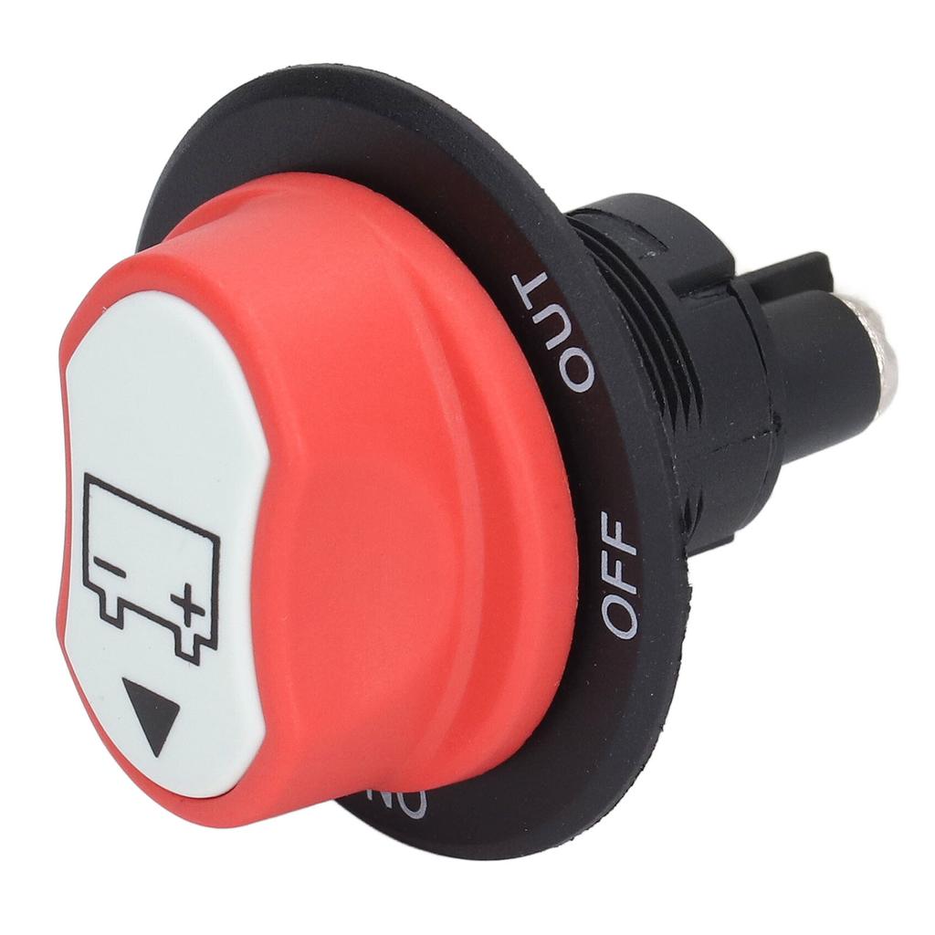 Battery Knob Switch Power Cutoff Isolator Electrical Disconnect Switch ON OFF OUT Adjustment DC50V 5
