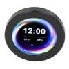2.1inch Round LCD Display, 360 Rotation CPU Watercooler Screen, Real Time Temp Control, Stepless Dimming, 480x480 Resolution AIO LCD Screen for AIO Wa