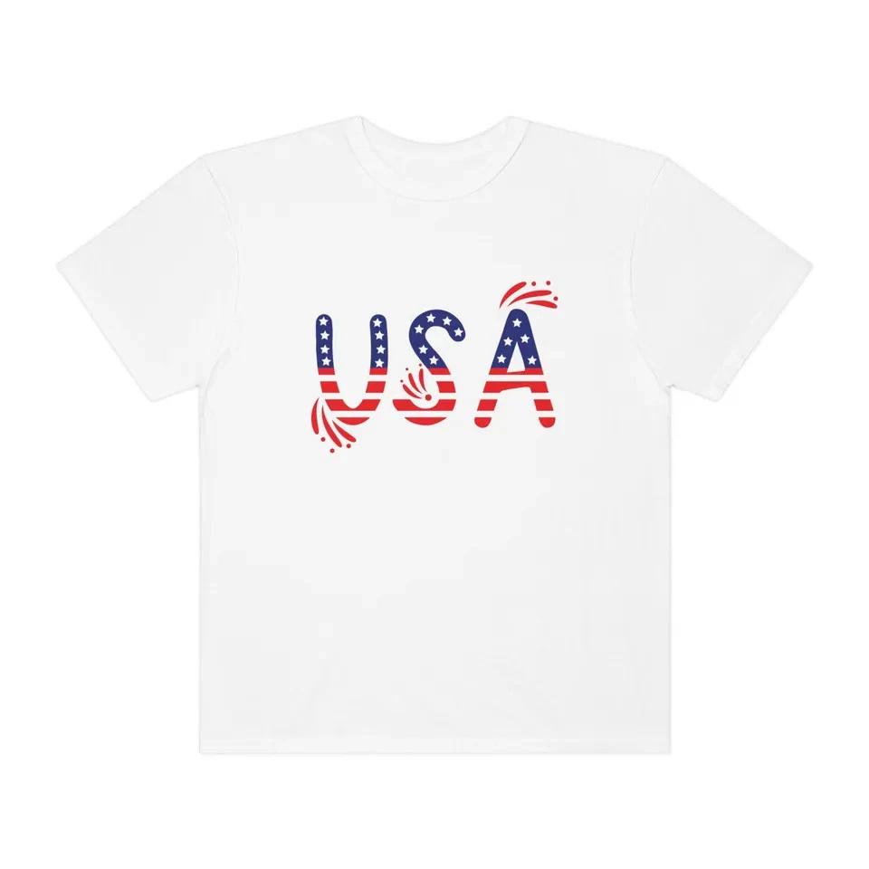Patriotic USA Unisex T Shirt 4th Of July Gift S