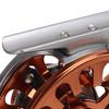Fly Fishing Reel Efficient Braking 3 Bearings 2 Colors Adjustment CNC Processing 3/4 Fly Reel for Outdoor Fishing