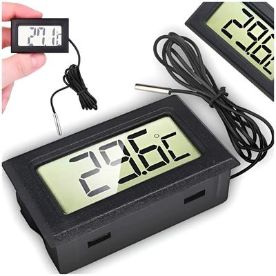 Precise Digital Electronic Thermometer with Probe + Clear Display