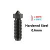 For Anycubic Kobra 3 Hotend Nozzle 0.2 0.4 0.6 0.8 1.0mm Hardened Steel Brass Nozzle For Anycubic Kobra 3 Combo Spare Parts