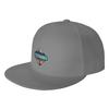 Fashion Sestriere Italy Flat Brim Sun Hat Denim Outdoor Hat Summer Hat