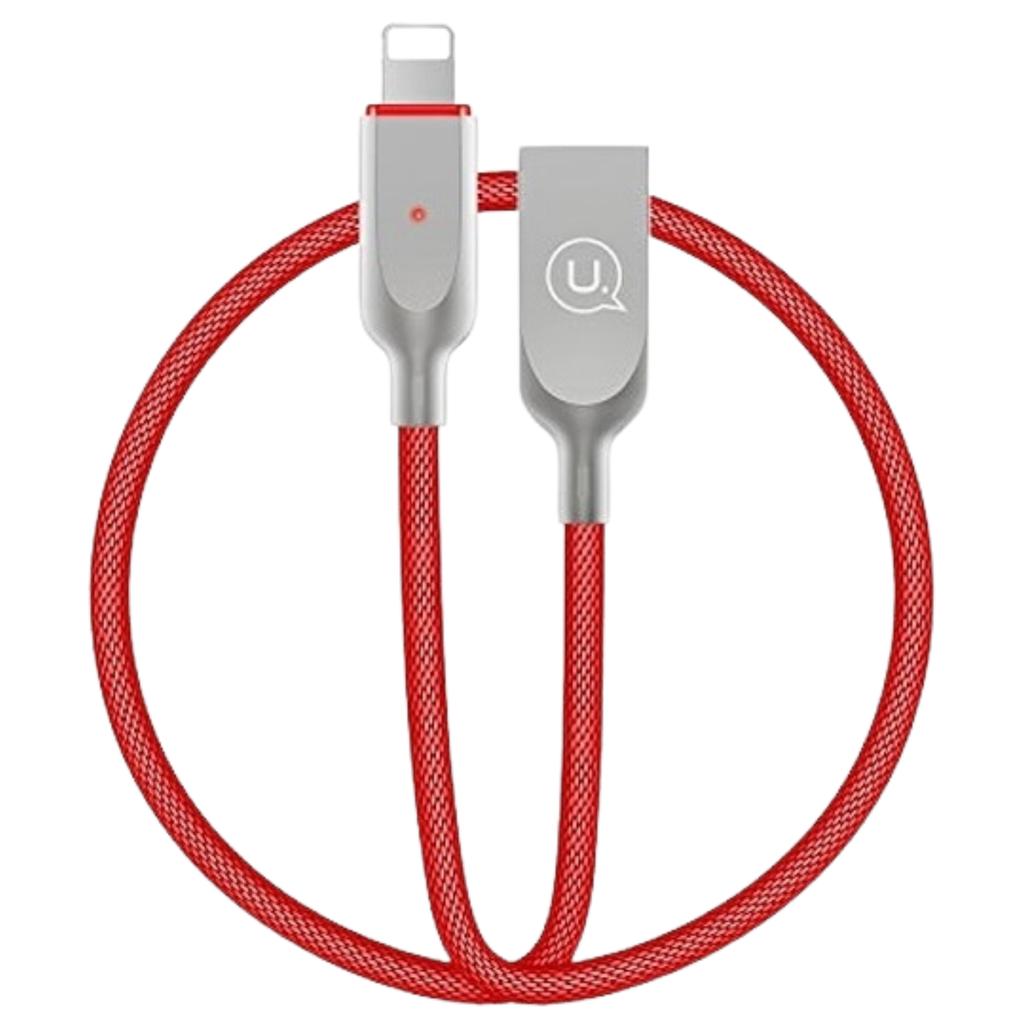 Usams Kabel Power-Off U-Sun Lightningczerwony/Red 1,9M Ipysusb203 (Us-Sj170)