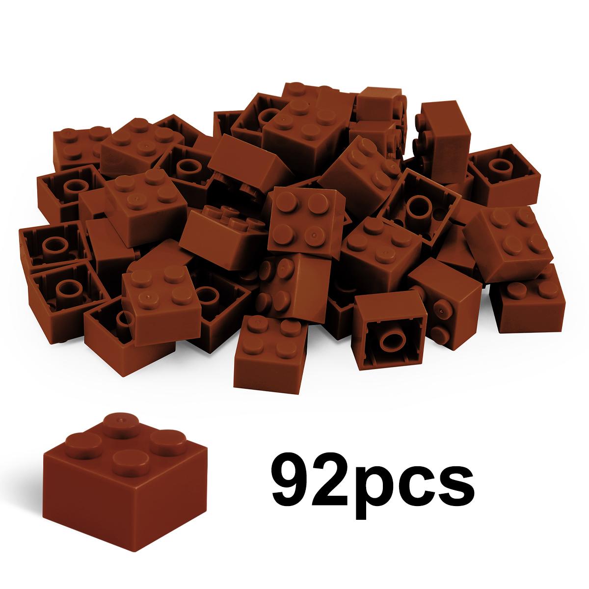 

100g 2x2 high brickBuilding Blocks Thick FiguresBricks Dots Learning-Focused Creative SizeCompatible With Playthings forChildren 100g 2x2 high brick коричневый