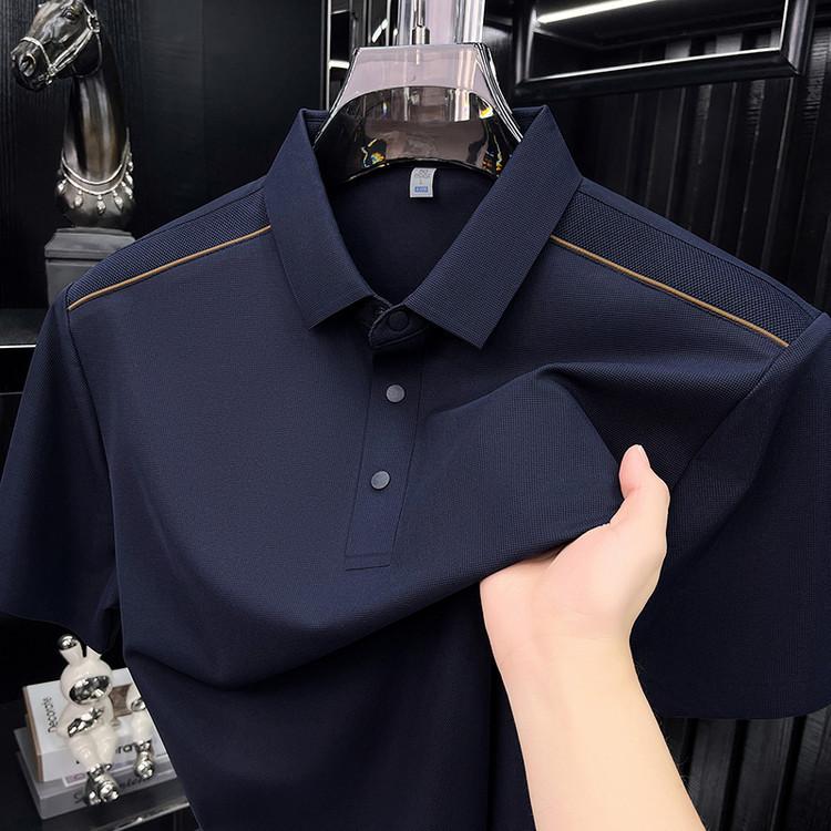 Men s Short Sleeve Polo Shirt Summer Business Casual M