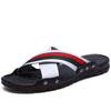 Brand Summer Men Slippers Fashion Leather Cross Strap Beach Water Shoes Men High Quality Slippers Big Size 38-47