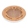 Tea Tray 10 Inch Round Shape Modern Stylish Chinese Kung Fu Tea Serving Tray for Home and Office