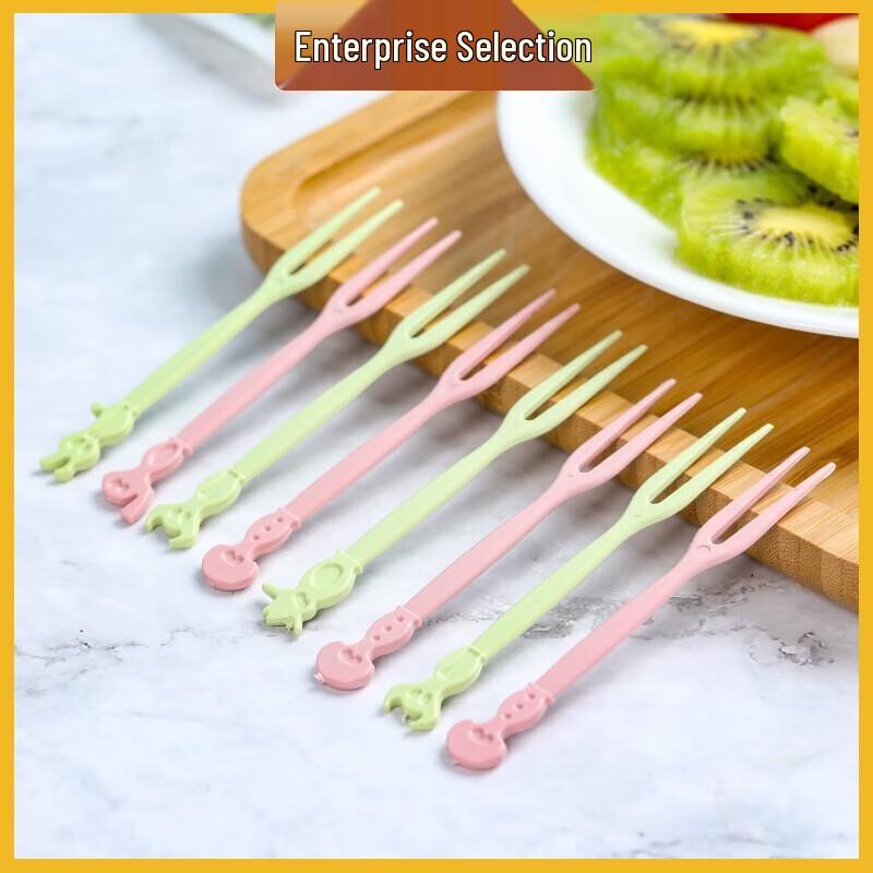 Cartoon Fruchtspieße & Dessertgabeln (50 Stück)