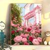 Diy Digital Oil Painting Flower Landscape Filling Coloring Oil Painting Stall Toy Painting