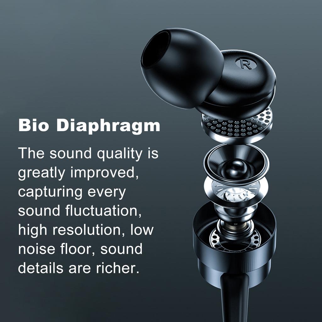 Neck Hanging BT Headset Lossless Sound Noise Reduction BT5.1 Wireless Neckband In Ear Sports Headphones