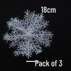 Snowflake String Ornaments for Christmas Tree Decorations and Gifts
