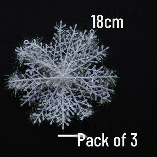 Snowflake String Ornaments for Christmas Tree Decorations and Gifts