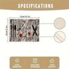 [Kitchen Decor Table Mat] 4pcs, Kitchen Decor And Accessories, Linen Table Fabric, Love Wood Kitchen Pattern Printed Table Mat, Perfect