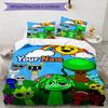Rainbow Friends Custom Name Text Print 1Pc Bedding Set Duvet Cover With Two Pillowcases Soft Bed Linen For Household Bedroom