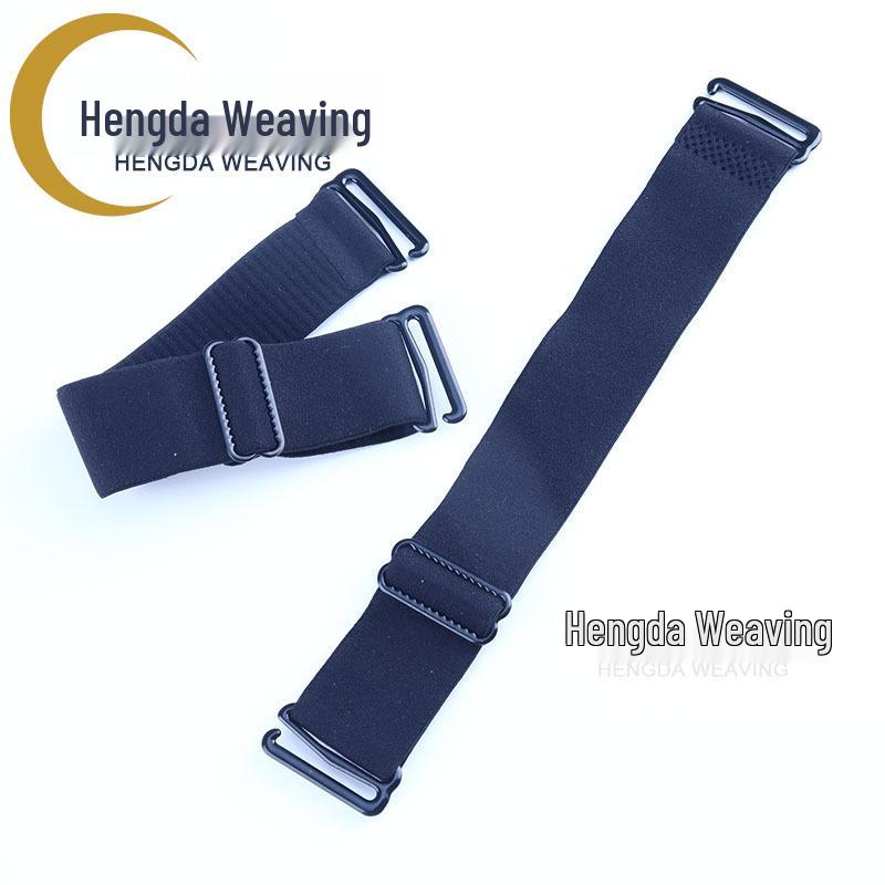 2.5CM Adjustable Non-slip Hat Strap with Double 9 Buckle, Windproof Brushed Elastic Band