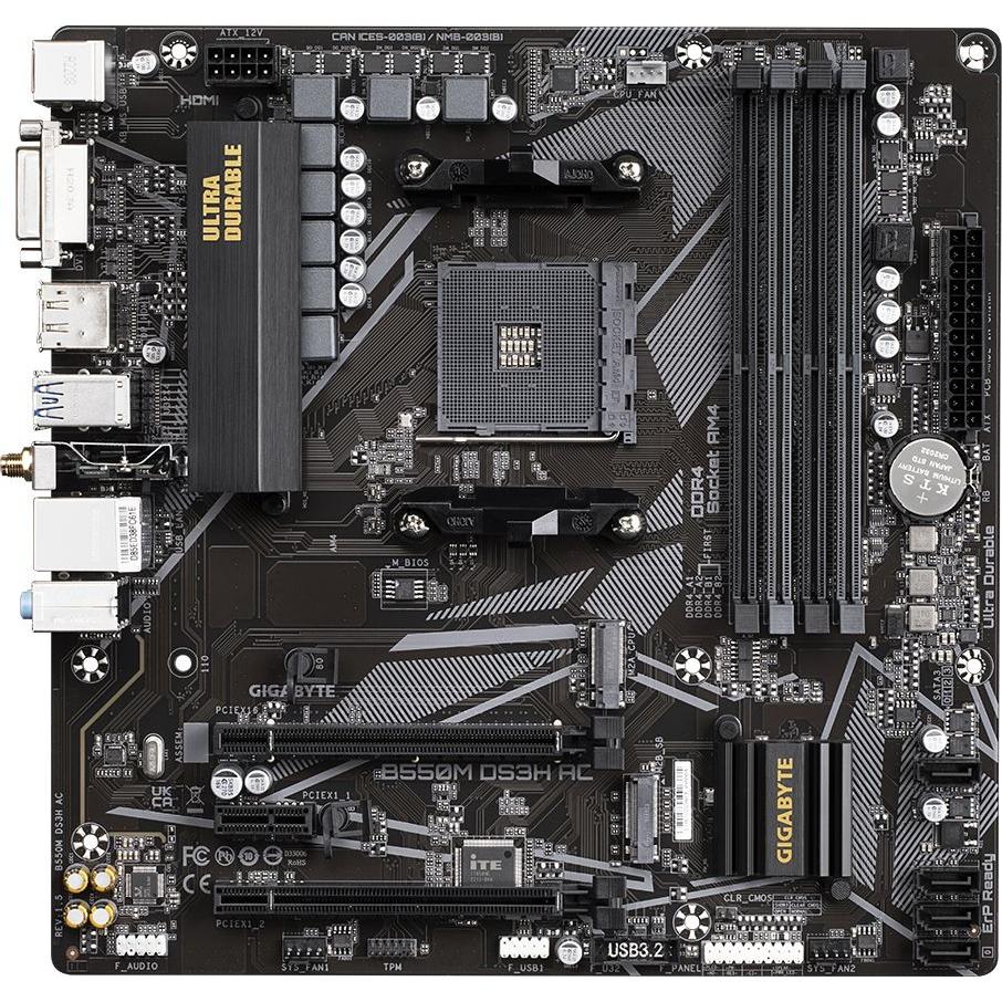 

Материнская плата Gigabyte B550m Ds3h Ac